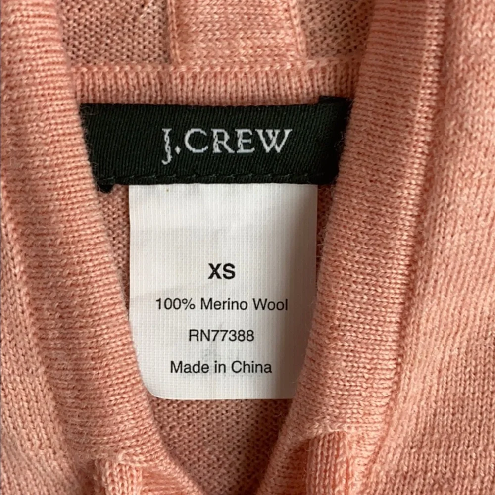 J. Crew Kangaroo Pocket merino wool sweater hoodie XS